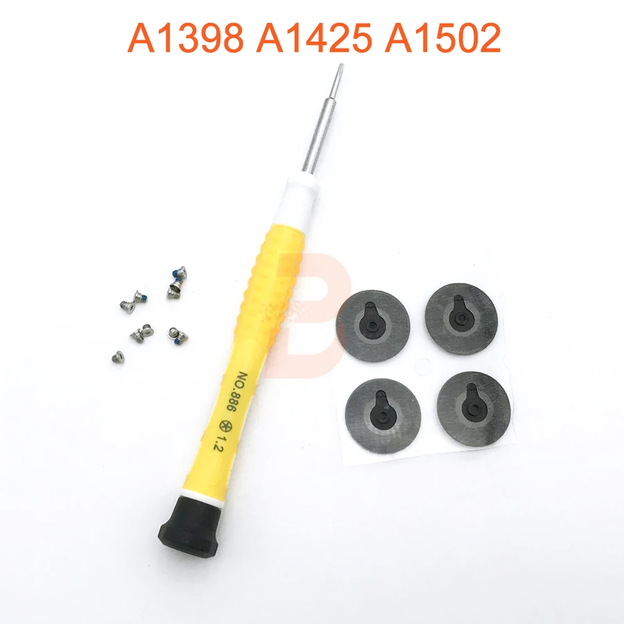 Новый нижний корпус Резиновые ножки с винтами для Macbook Air Pro Retina A1278 A1286 A1297 A1398 A1425