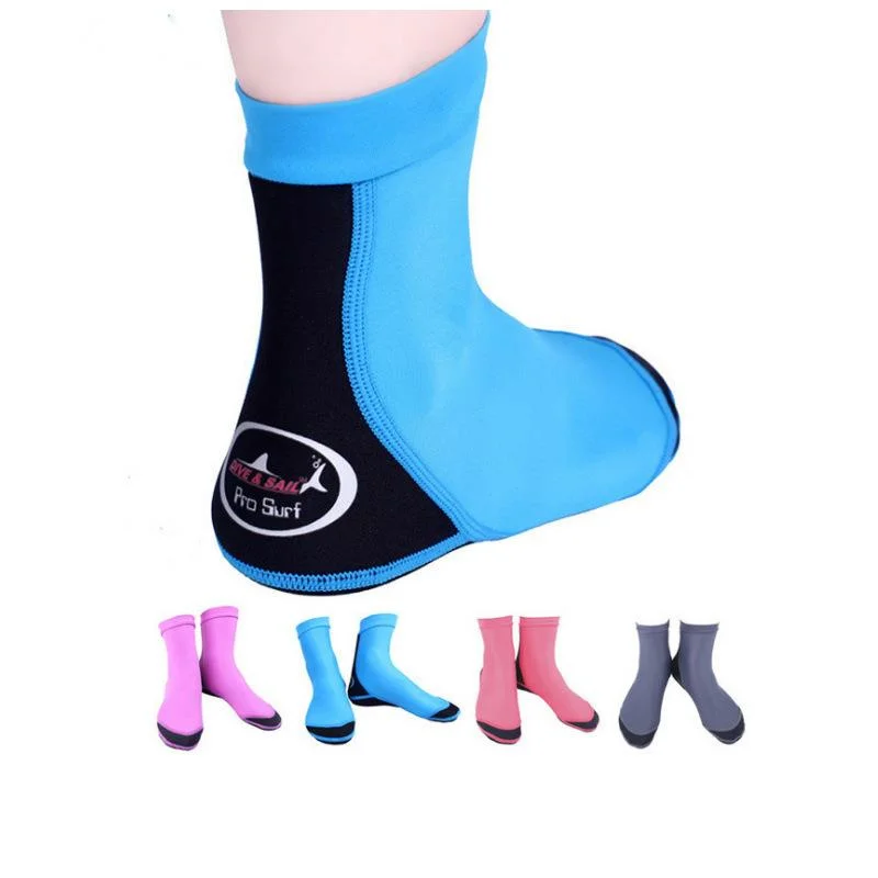 

1.5mm Free Shipping Diving Socks With Webbed Feet Thick Slip Wear Lycra Elastic Snorkeling hot new
