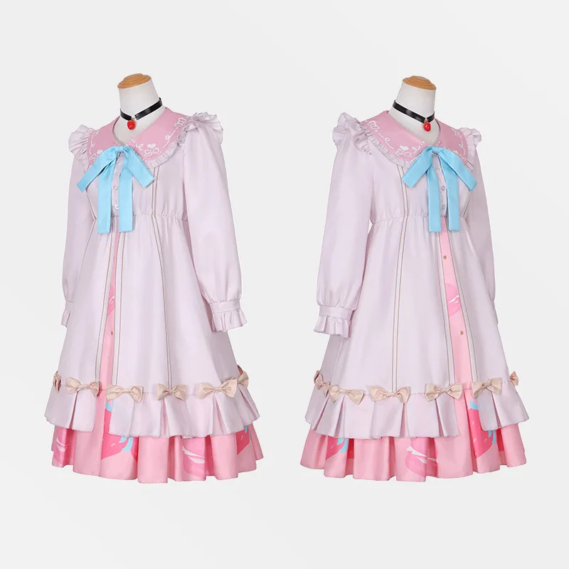 Фото Новое поступление проекта Sekai Colorful Stage Shizuku Cos Otori Emu Momoi Airi Косплей Костюм Униформа Платье Костюм для ролевых игр Необычные №4