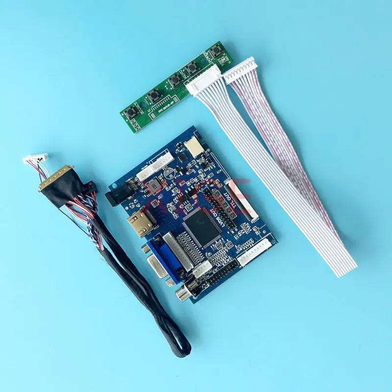 

For B133XW01 B133XW02 B133XW03 Driver Controller Board DIY Kit Compatible-HDMI Laptop Display VGA 2AV 13.3" 1366*768 LVDS 40 Pin