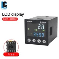 lcd screen time relay dh48s s cycle delay relay 220v 110v 12v 24v time controller timer switch timer hourly