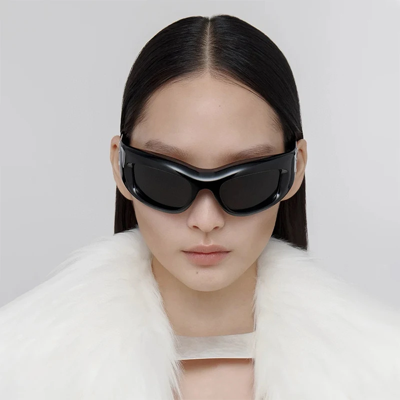 Мужские солнцезащитные очки NIGO с черной оправой