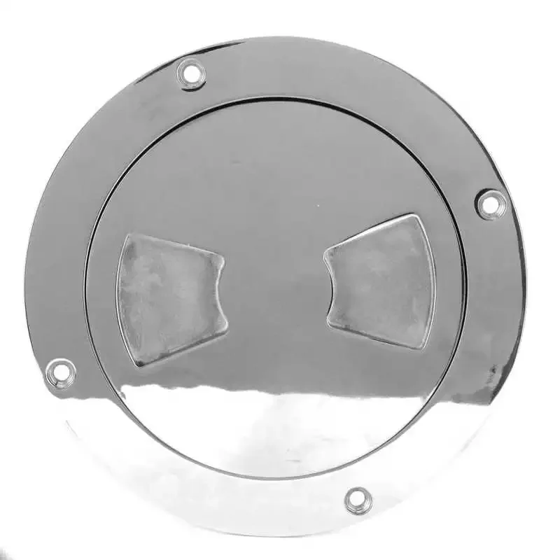 Deck Inspection 5in Deck Cover Plate 316 Stainless Steel Cabin Bottom Plate Yacht Marine Hardware Parts 5in Deck Plate enlarge