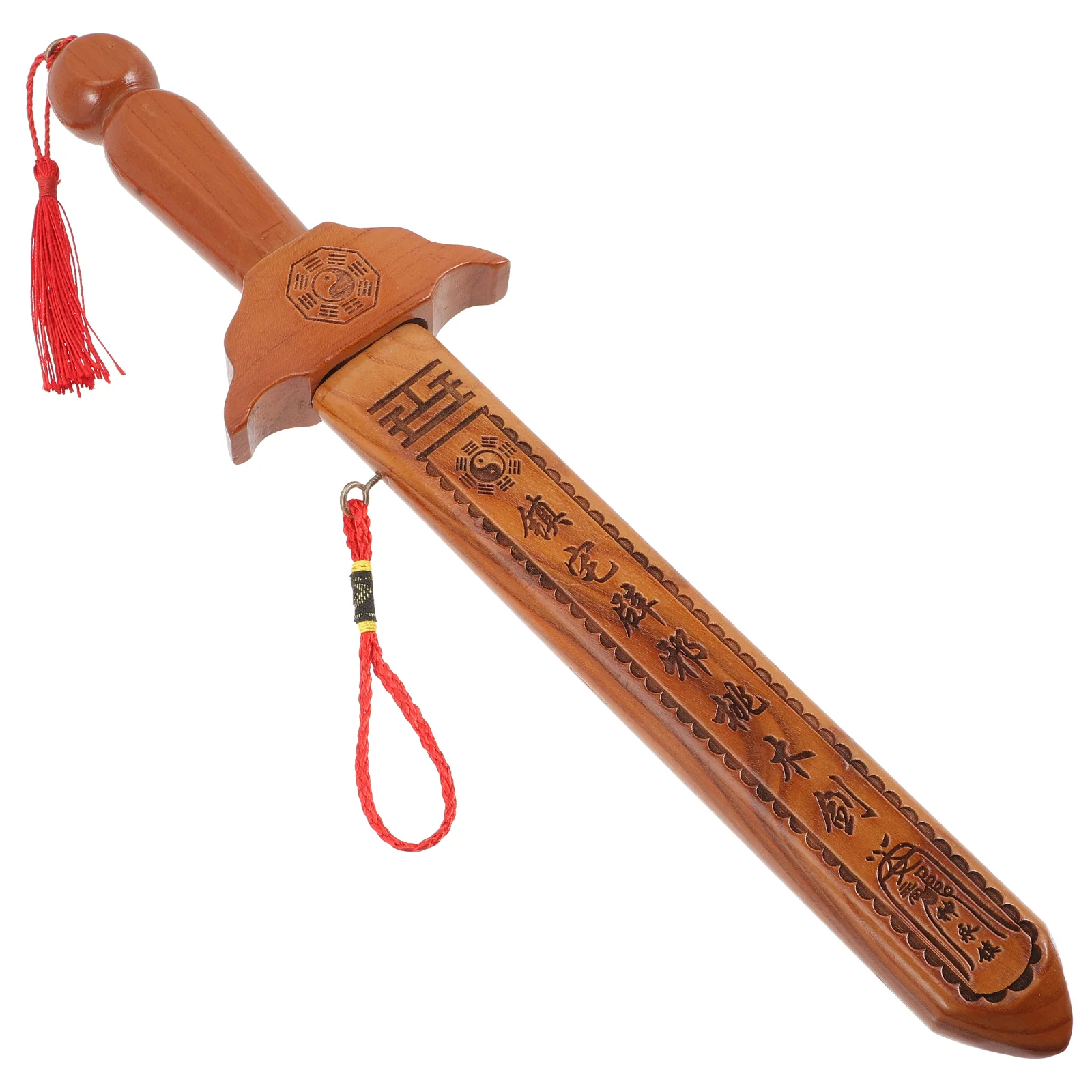 

Деревянное украшение, домашняя Китайская Игрушка для защиты персика, традиционная самурайская Пиратская тампларовая статуя, фэн-шуй, викин...