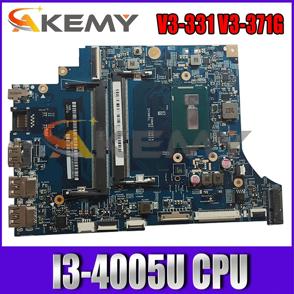 

AKEMY VA30-HB NBMPF11006 TMP236 MS2392 448.02B15.0011 laptop motherboard for Acer aspire V3-331 V3-371G I3-4005U mainboard