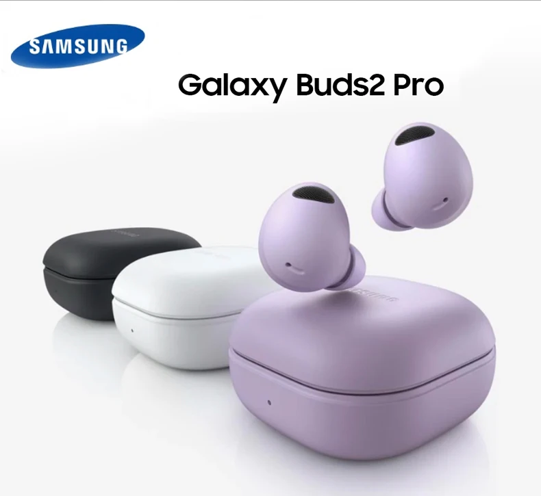 

SAMSUNG Original Galaxy Buds 2 Pro True Wireless Bluetooth Earbuds Noise Cancelling Headset Hi-Fi Sound Headphones IPX7 Buds2Pro