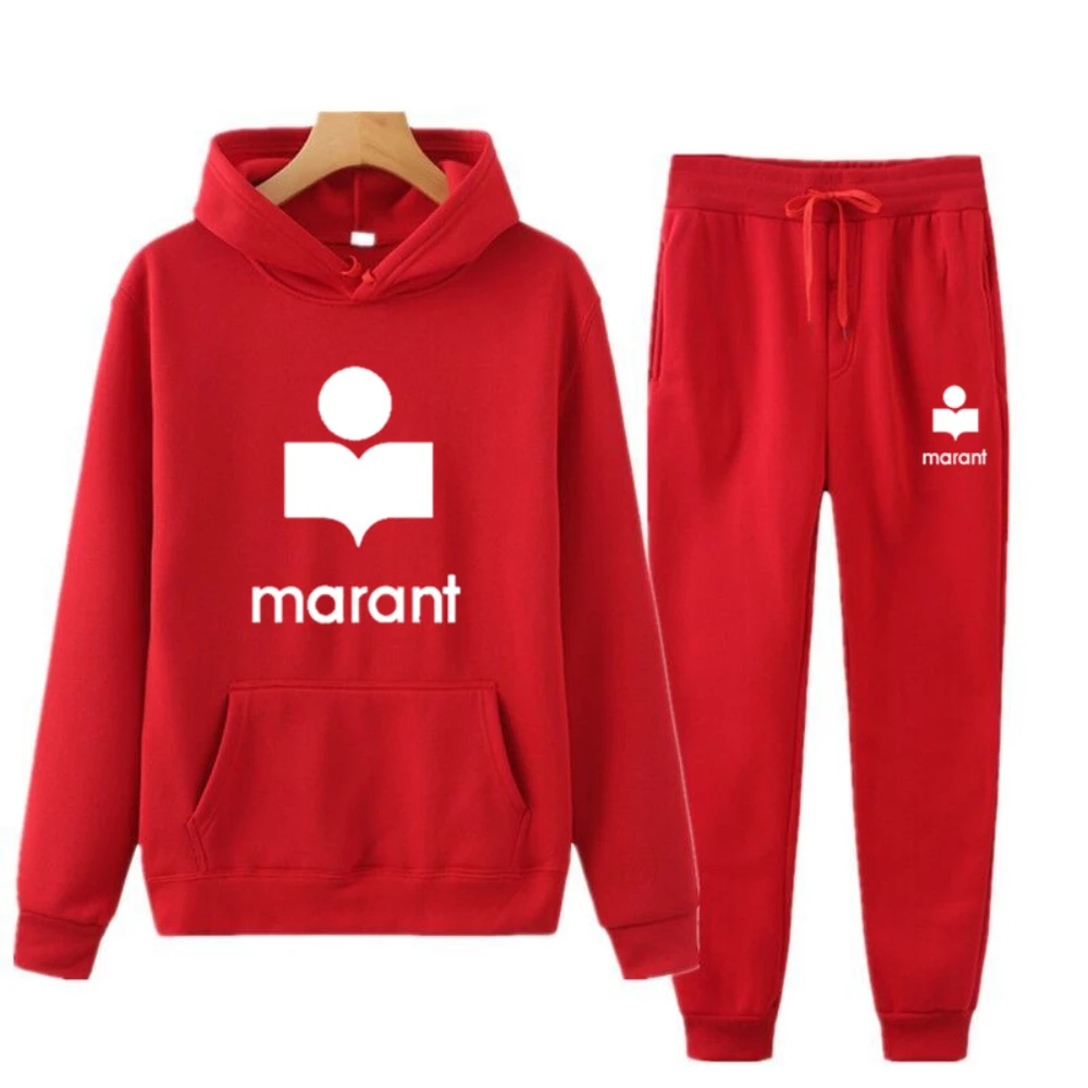 

New Brand New Tracksuit Ladies Multicolor 2 Piece Oversized Hoodie Fleece Sweatshirt + Pants Suit Hoodie Sportswear Couples