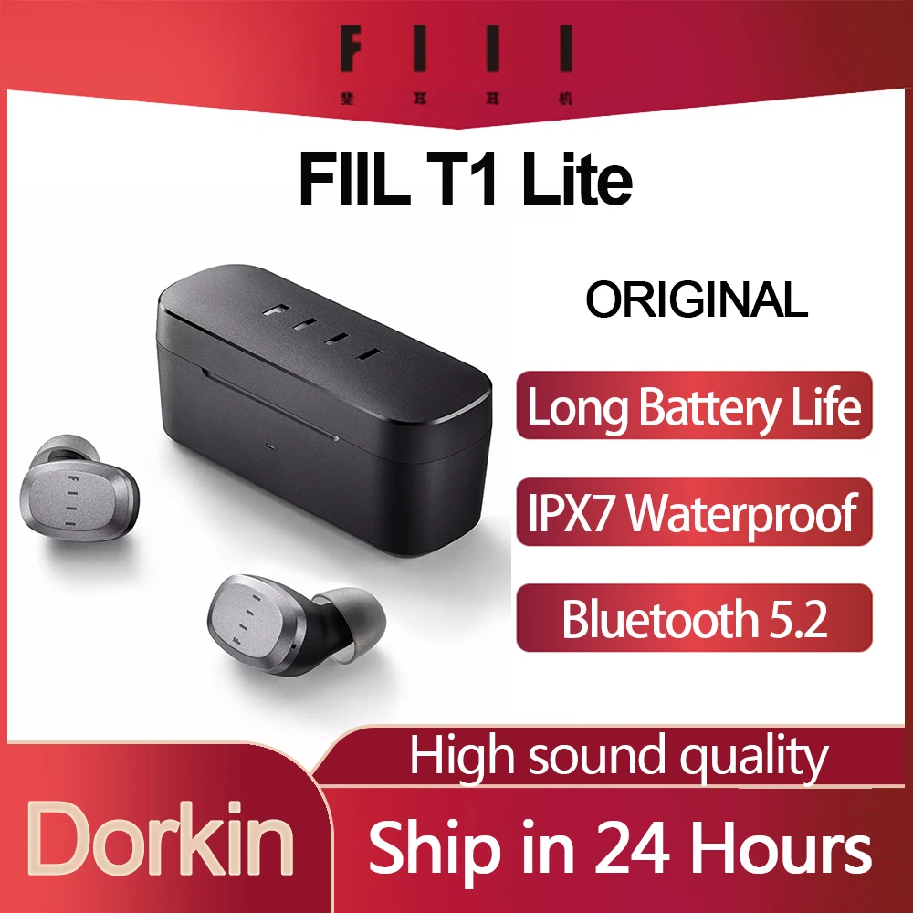

TWS-наушники FIIL T1 Lite с поддержкой Bluetooth 5,2 и защитой класса IPX7