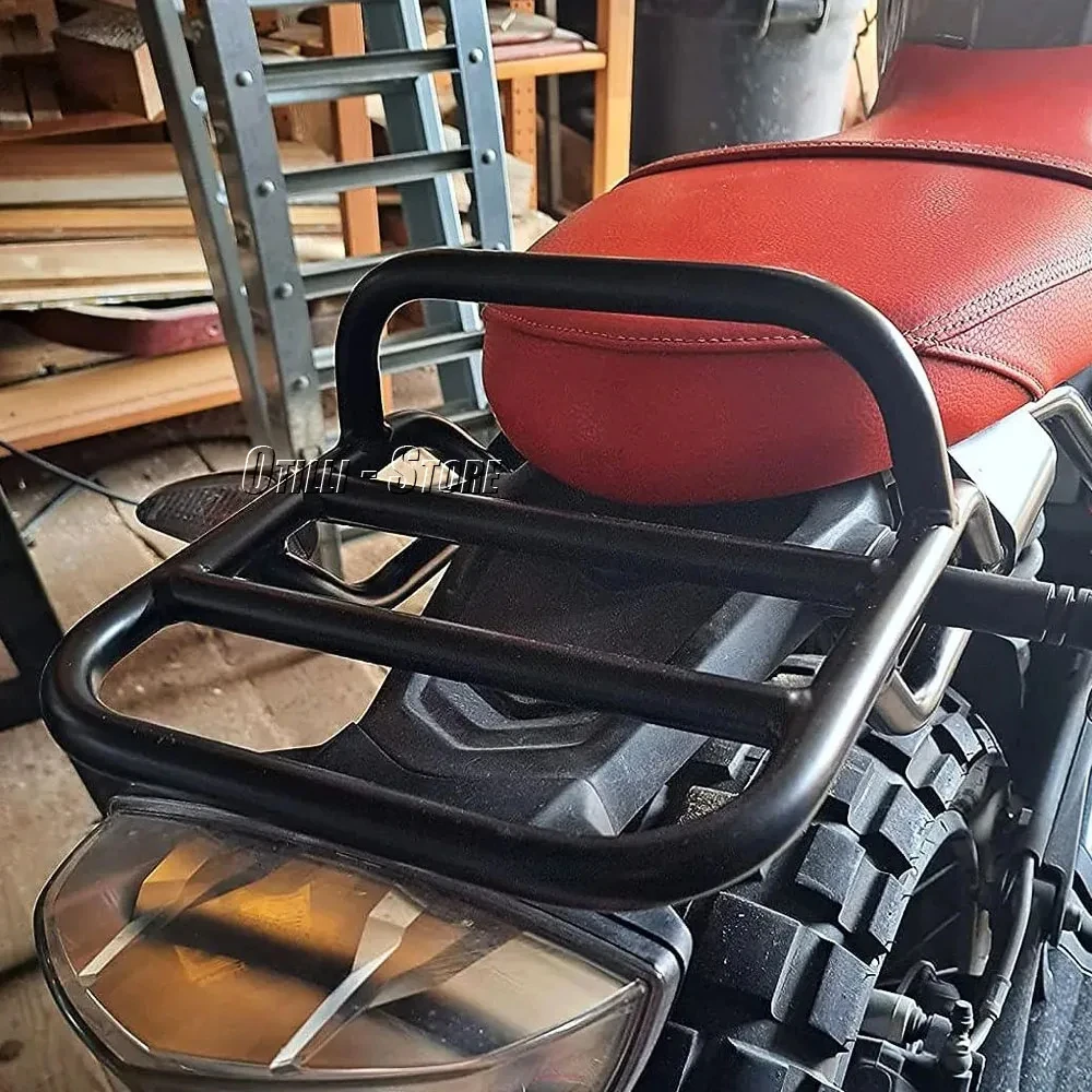 Мотоциклетный RNINET задний багажник держатель багажа пассажирский ручной рельс