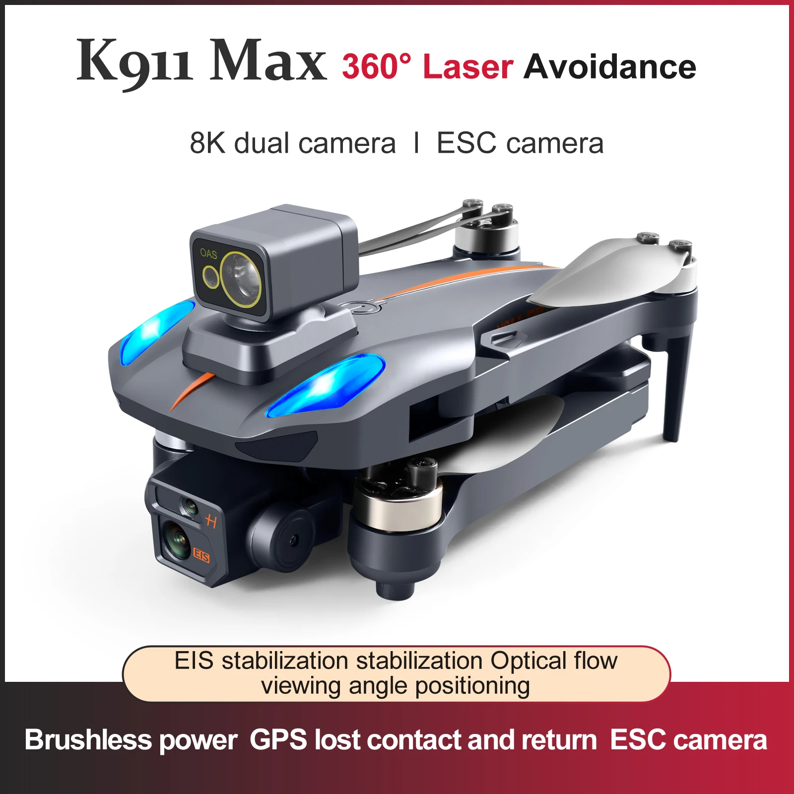 Новинка 2022 фотоаппарат Wi-Fi GPS 8K HD двойная камера обход препятствий на 360 °