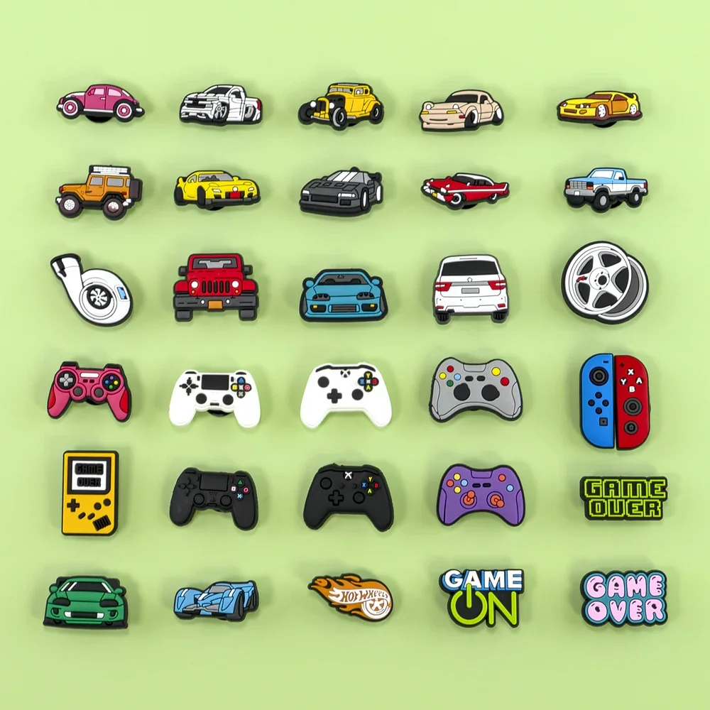 1 шт. подвески для обуви мальчиков автомобильный геймпад украшения булавки детей