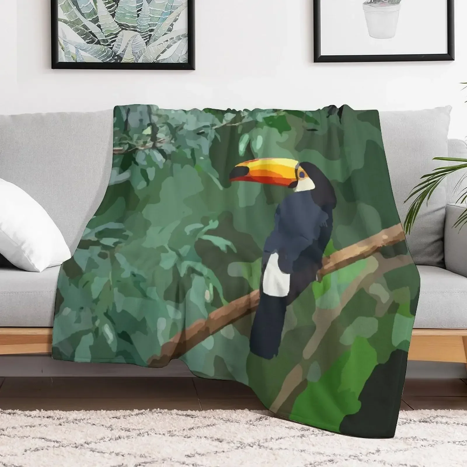 Фланелевое одеяло Тукан