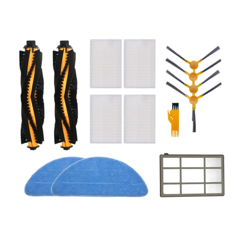 

Main Side Brush Mop Primary Filter Compatible For LIECTROUX C30B XR500 E30 Proscenic 800T 820S VT-5555 Vacuum Cleaner