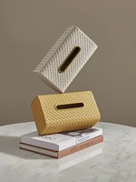 luxury napkin holder high end simple pumping paper tissue box office tables car storage organizer home decoration
