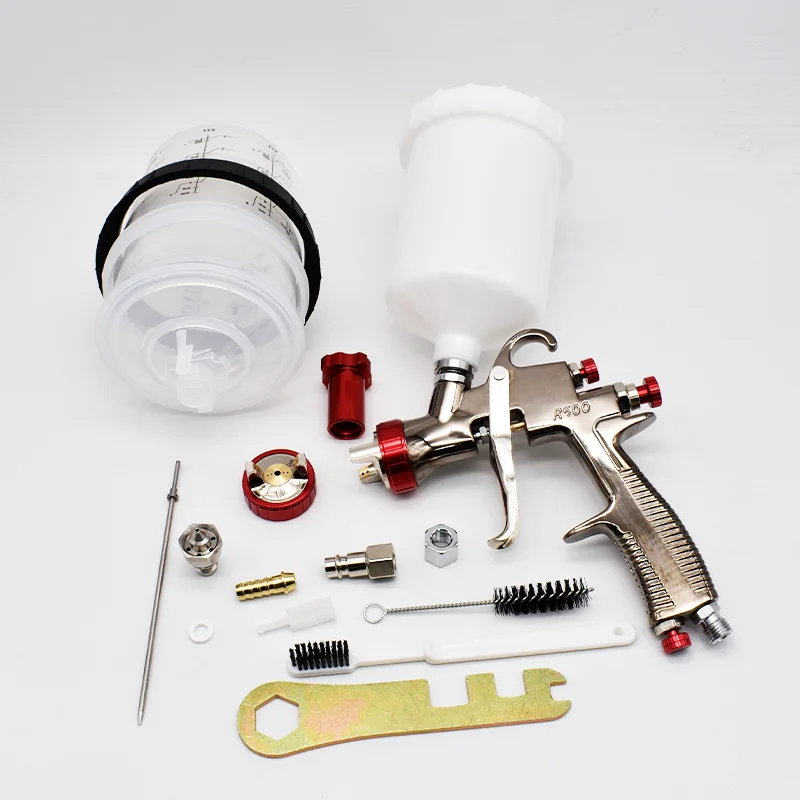 Пистолет-распылитель LVLP R500 Автомобильный пистолет-распылитель с набором сопел 1 7
