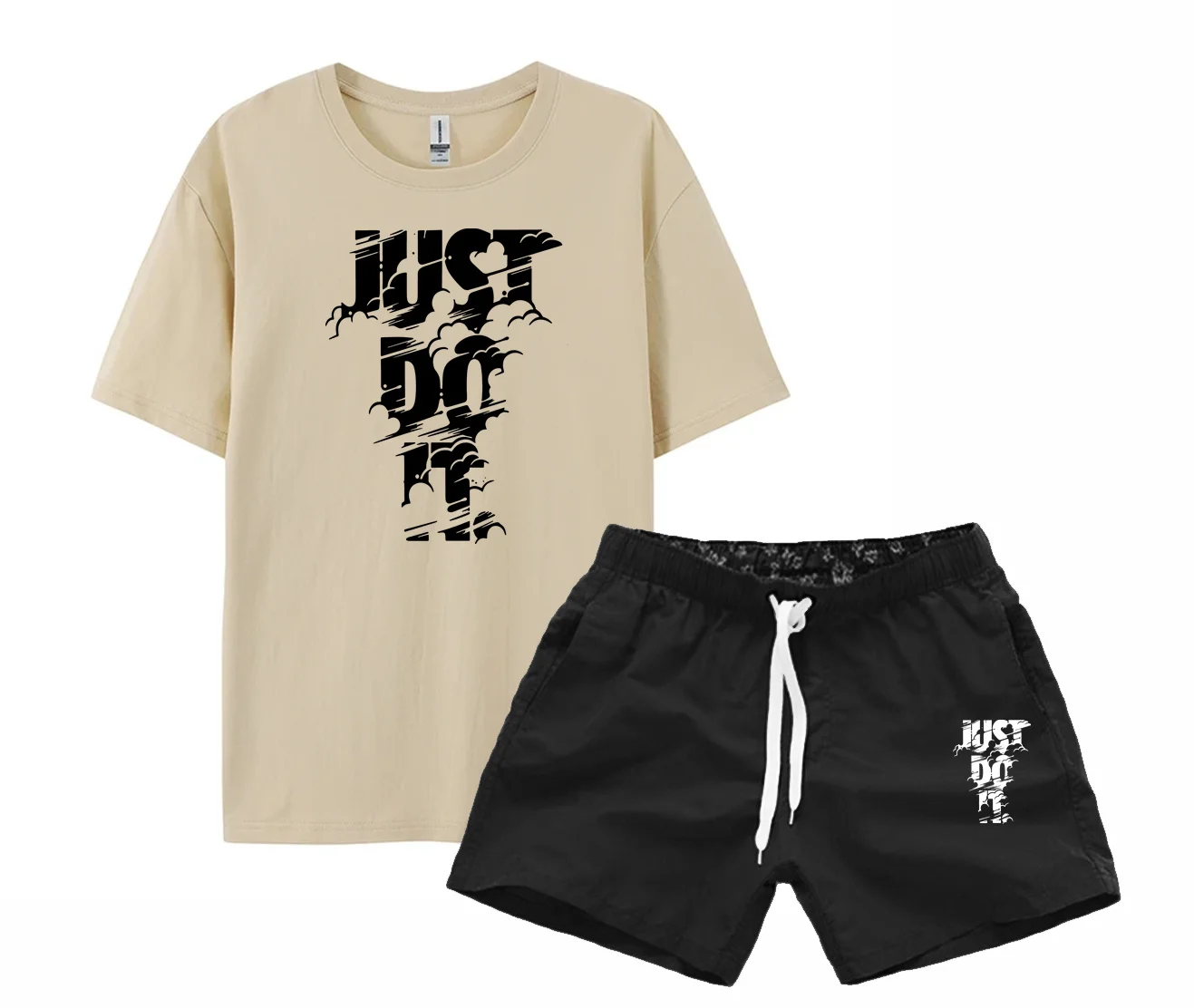 Повседневная спортивная одежда для мужчин. Летняя модная полиэстеровая футболка