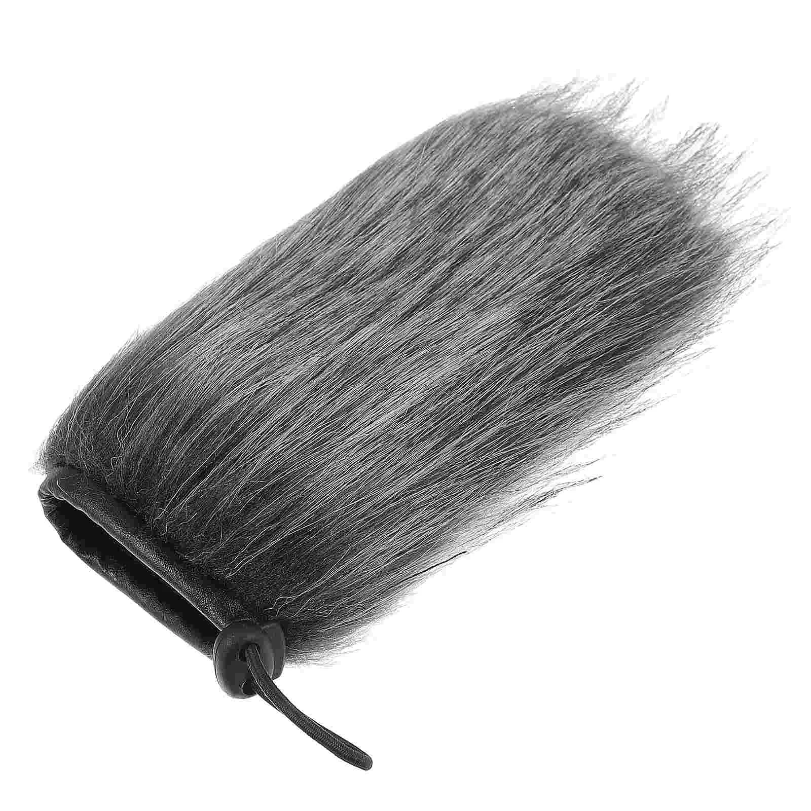 

Microphone Cover 15cm Fur Filter Windscreen Muff Mic Recording Accessory