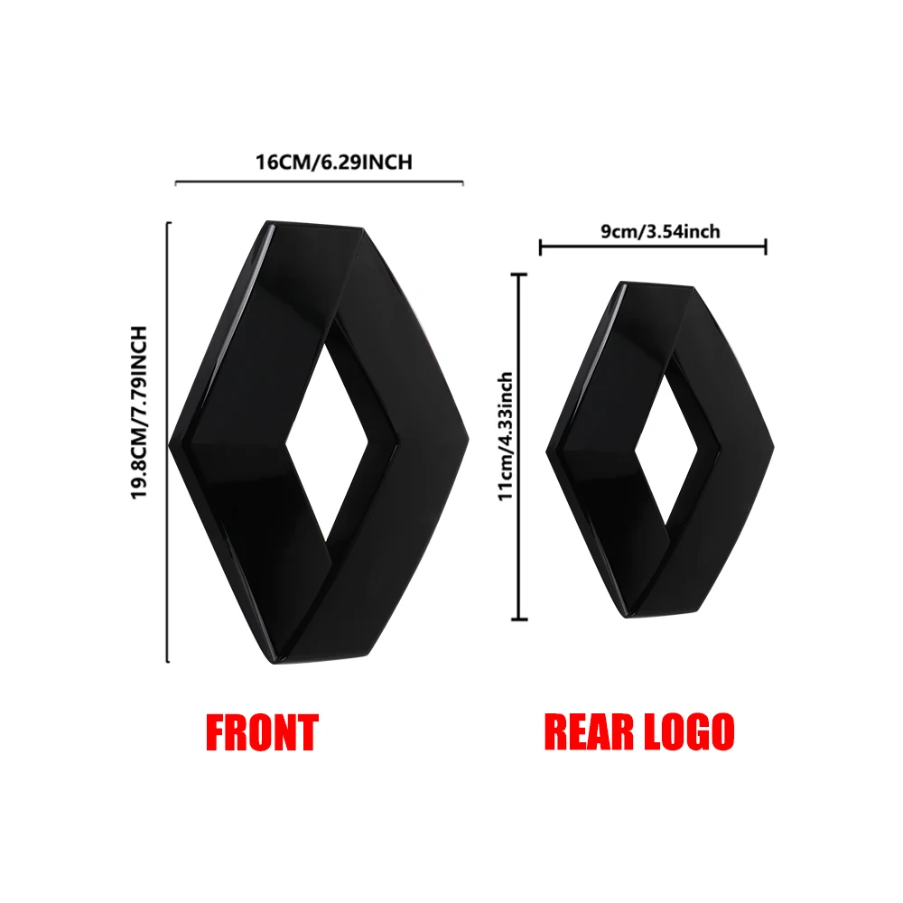 

3D передняя эмблема автомобиля, значок на задний багажник, наклейка, аксессуары для Renault Talisman Clio 4 Megane 2 3 Fluence Kangoo Captur Scenic 2