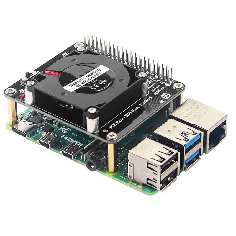 Плата расширения охлаждения турбовентилятора ICE со светодиодной подсветкой для