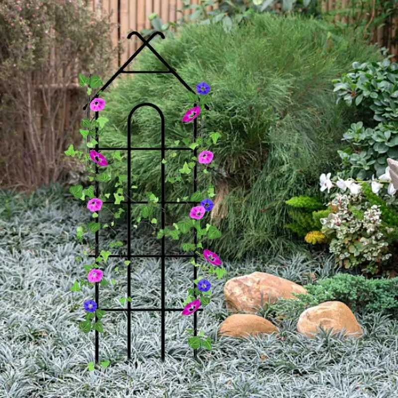 

Металлическая садовая решетчатая стойка для поддержки растений во дворе и патио, нержавеющие сетчатые панели из проволоки для розы, виноградной лозы, плюща, альпинизма