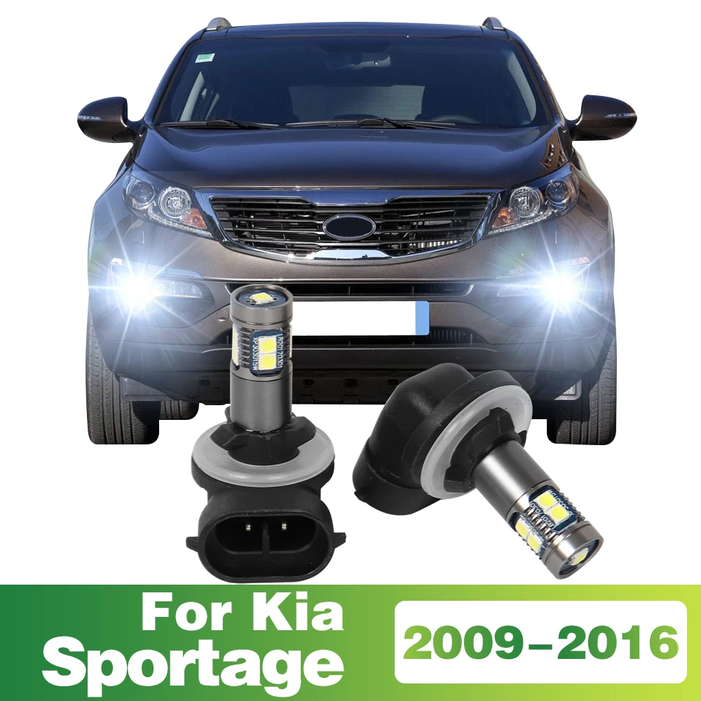 

2 шт., автомобильные передние противотуманные фары для Kia Sportage 2009, 2010, 2011, 2012, 2013, 2014, 2015, 2016, аксессуары