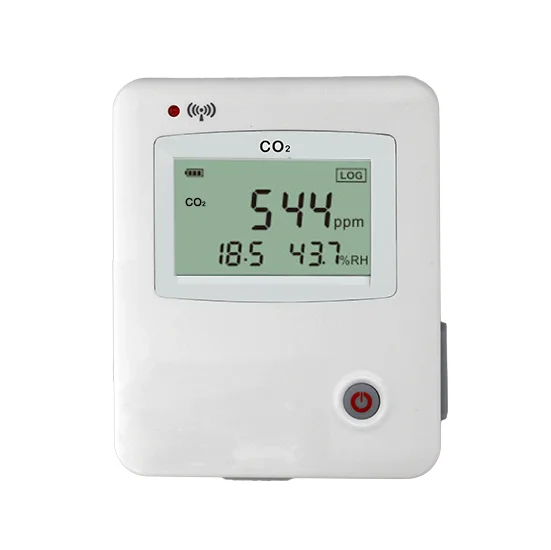 

Indoor Carbon Dioxide CO2 Monitor Thermometer Hygrometer for Air Quality Monitoring