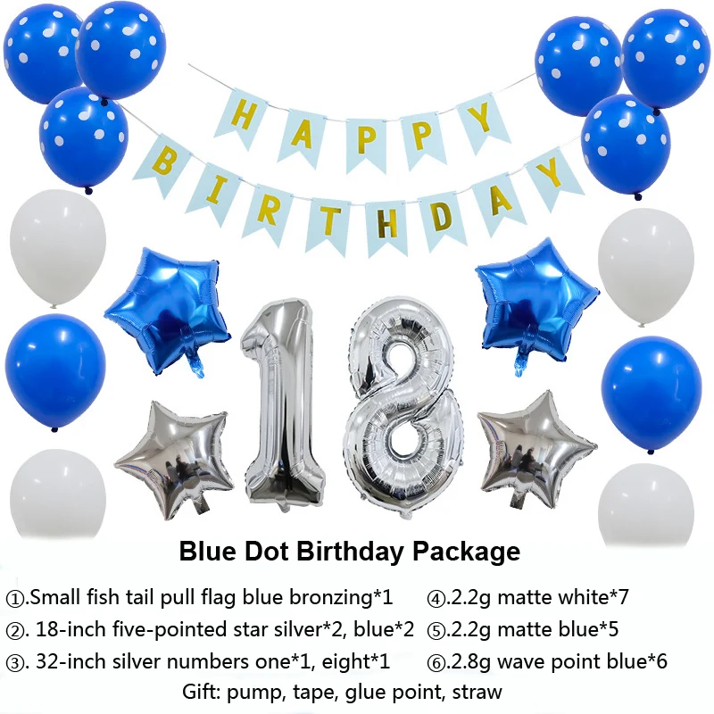 

Luxury Blue Theme Macaron Metal Balloon Garland Arch Wedding Birthday Balloons Decoration Party Balloons For Kids Baby Shower