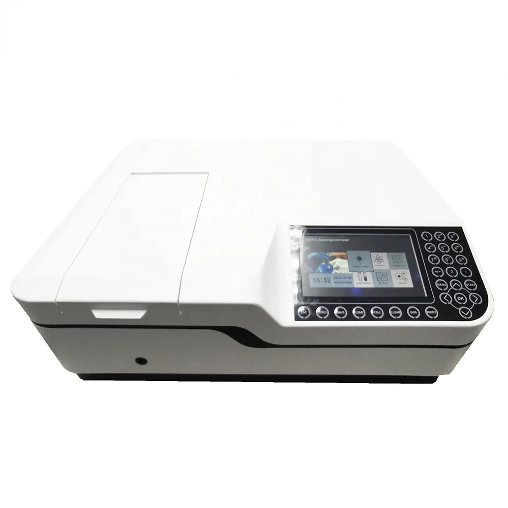 

K8001S 7 Inch LCD Screen Laboratory Double Beam UV Visible Spectrophotometer with Variable Bandwidth 0.5,1,2,4,5 Nm