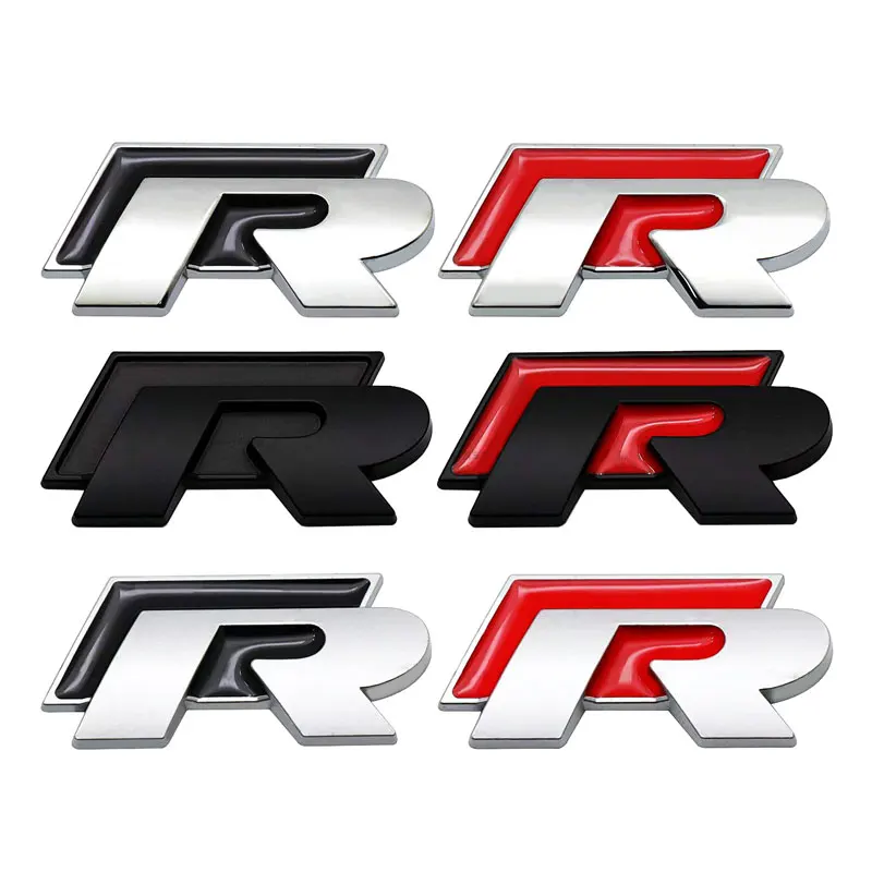 Металлическая 3d-наклейка значок для VW Golf R Polo DSG GTI CC Passat r36 Scirocco Tiguan Sports