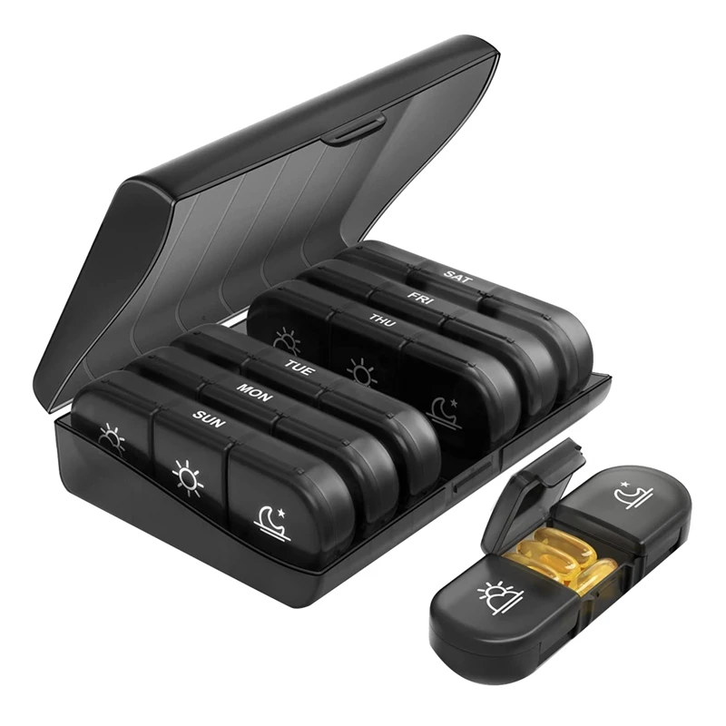 

Органайзер для таблеток, 7 дней, 21 ячейка