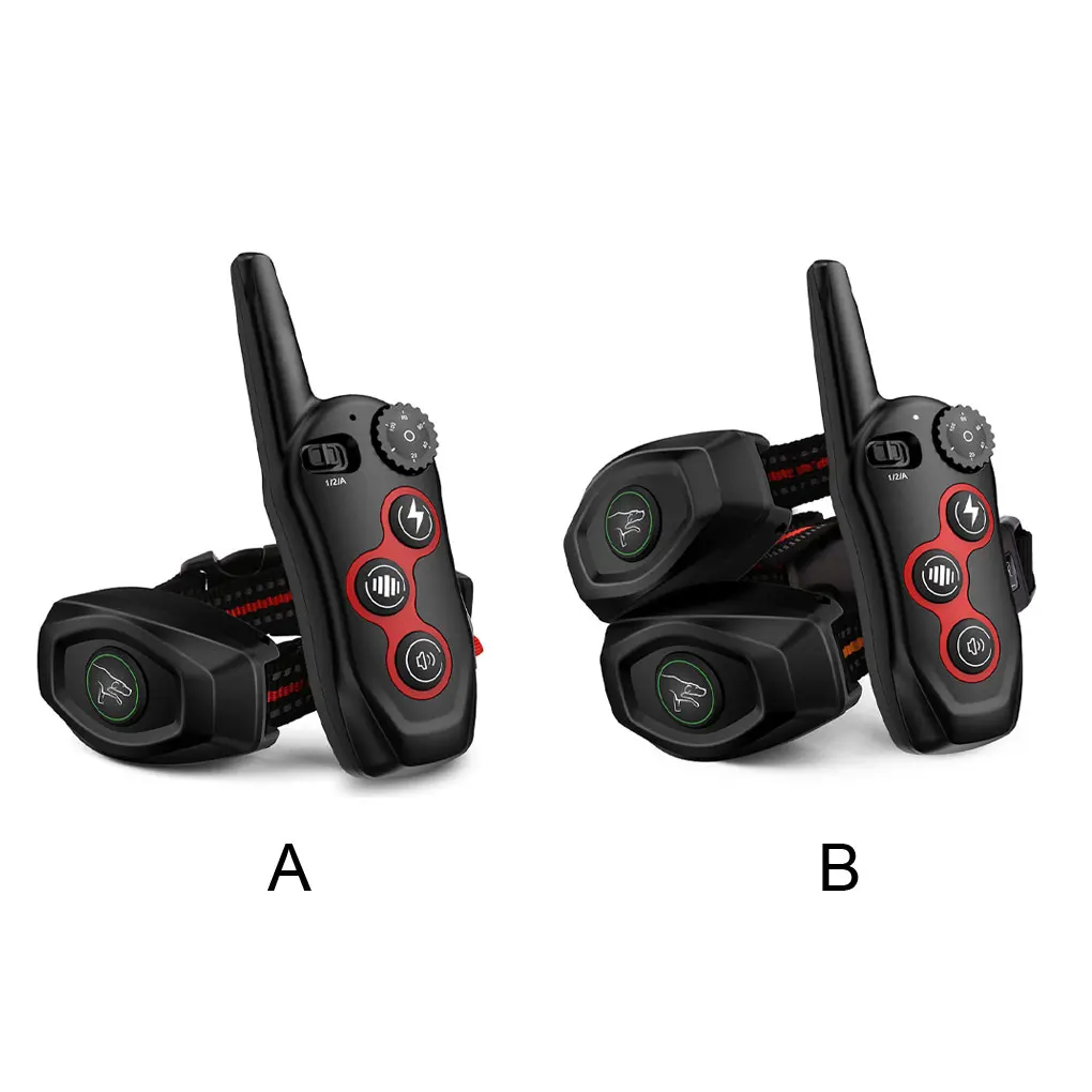 

Pet Training Collar Rechargeable Remote 8-100lbs Trainer 3 Modes Electric Shock Removable Outdoor Device Type 1