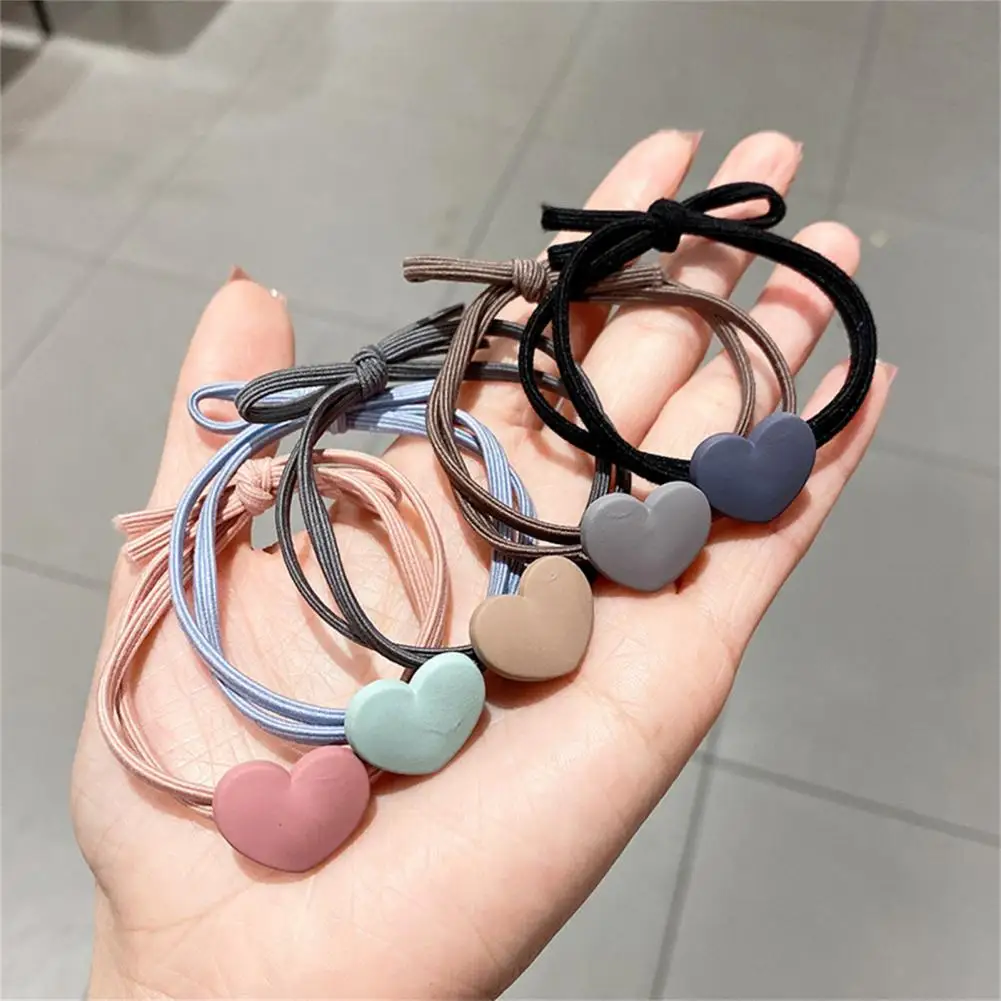 

Hair Accessories Anti-slip Lovely Love Heart Decor Hair Rope for Party