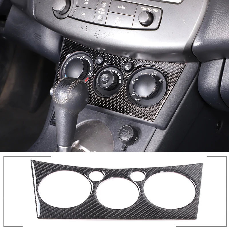 

Для Mitsubishi Eclipse 06-11 центральное управление автомобиля переключатель кондиционера декоративная панель наклейки мягкие Аксессуары из углеродного волокна