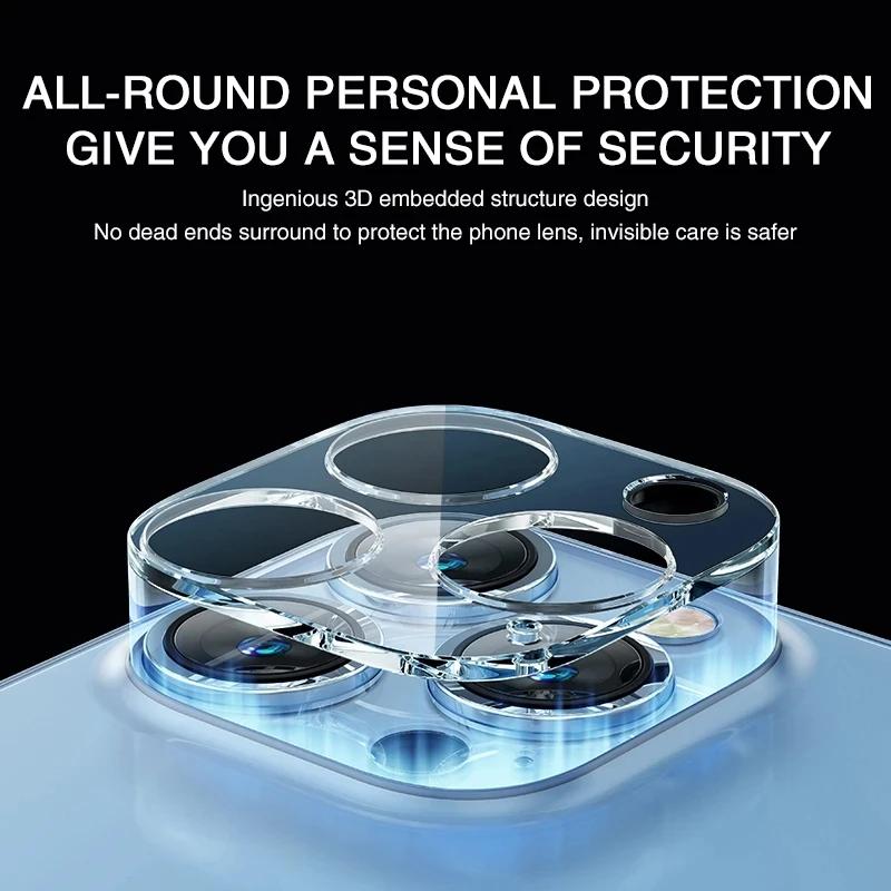 Full Cover HD Back Camera Glass Protectors for iPhone 13 12 Pro Max 13Mini Lens Protective Glass Film on IPhone 11 14 PRO MAX XS