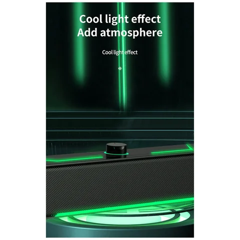 Новая компьютерная акустическая система Game High Volume LED, излучающая свет на рабочем столе HIFI