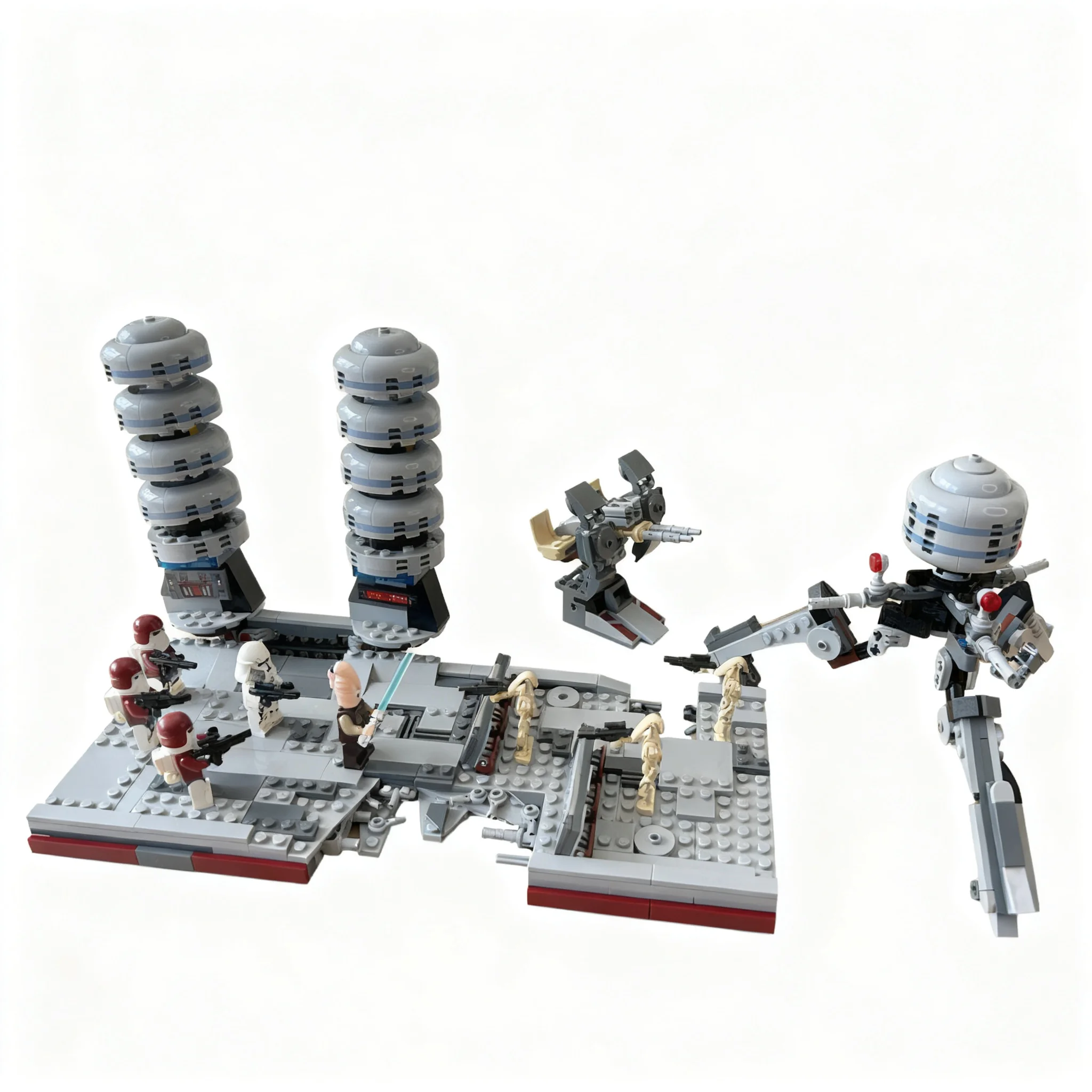Фото Набор для сборки MOC Star Battle Mygeeto, 1486 деталей, альтернативные модели, конструктор, идея для самостоятельной сборки, рождественский подарок, игрушка №2