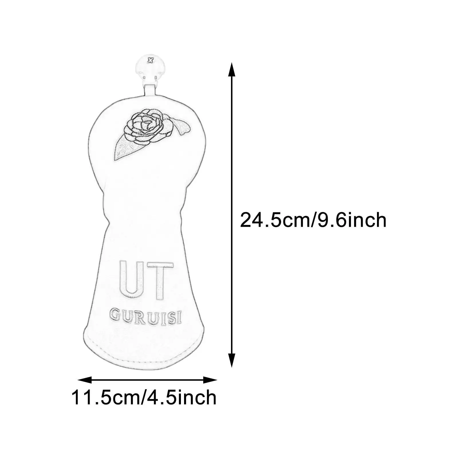 Чехол на голову для гольф-клуба чехлы с длинным вырезом необычная мягкая