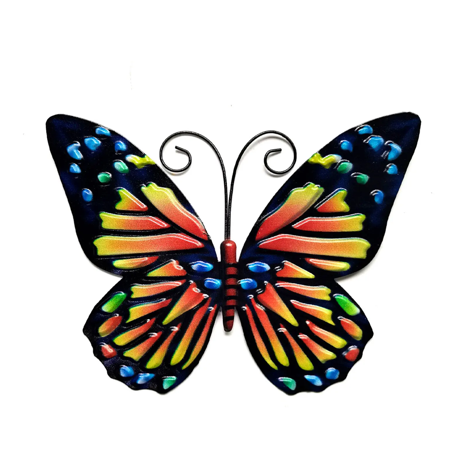 

Wrought Iron 3D Butterfly Wall Hanging Decor Exquisite Courtyard Garden Home Window Decoration Crafts Outdoor Ornaments
