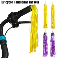 2pcs 14cm colorful bike bicycle cycling tricycle handlebar tassels kids girls boys handlebar streamers tassels