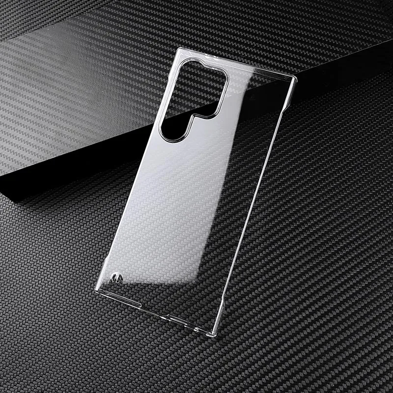 Ультратонкий Прозрачный чехол без рамки для Samsung Galaxy S24 FE Plus легкий прозрачный