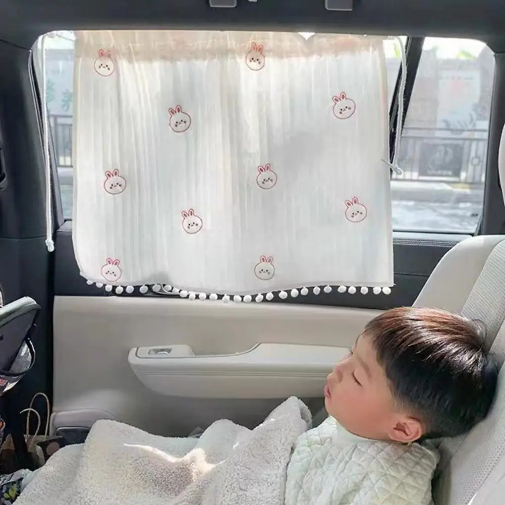 

Car Window Curtain Excellent Suction Cup Thick Baby Rest Car Window Sun Shade Automobiles Parts