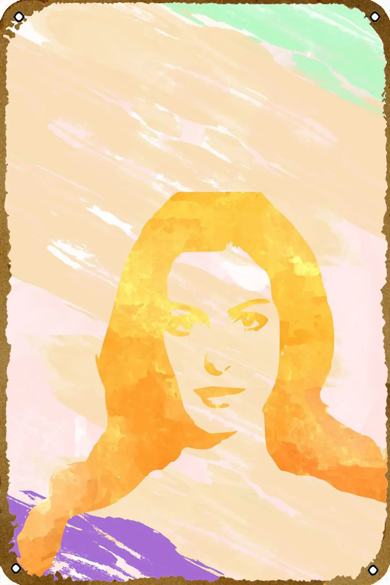 Жестяной винтажный металлический знак Anne Hathaway для мужчин и женщин декор бара