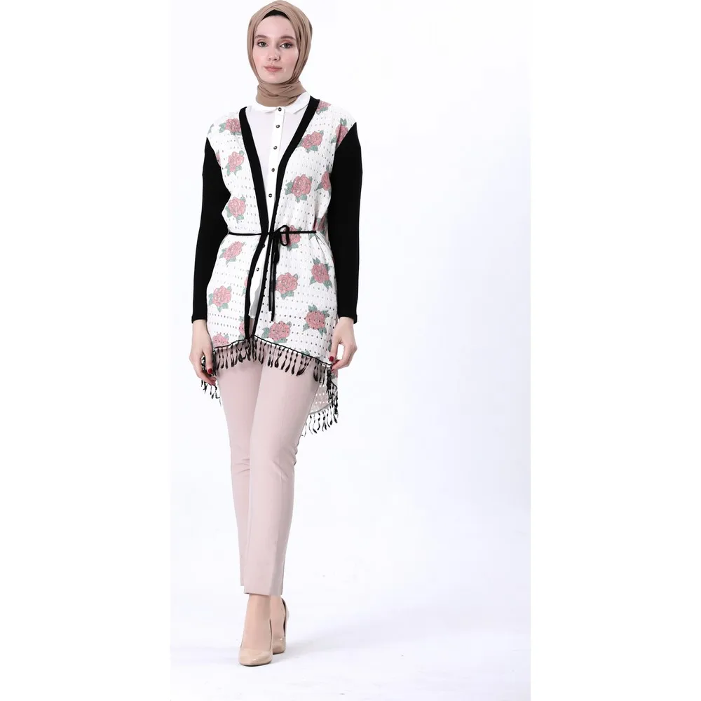 

Женская сетчатая кардиган Dorlie хиджаб с кружевом 1685