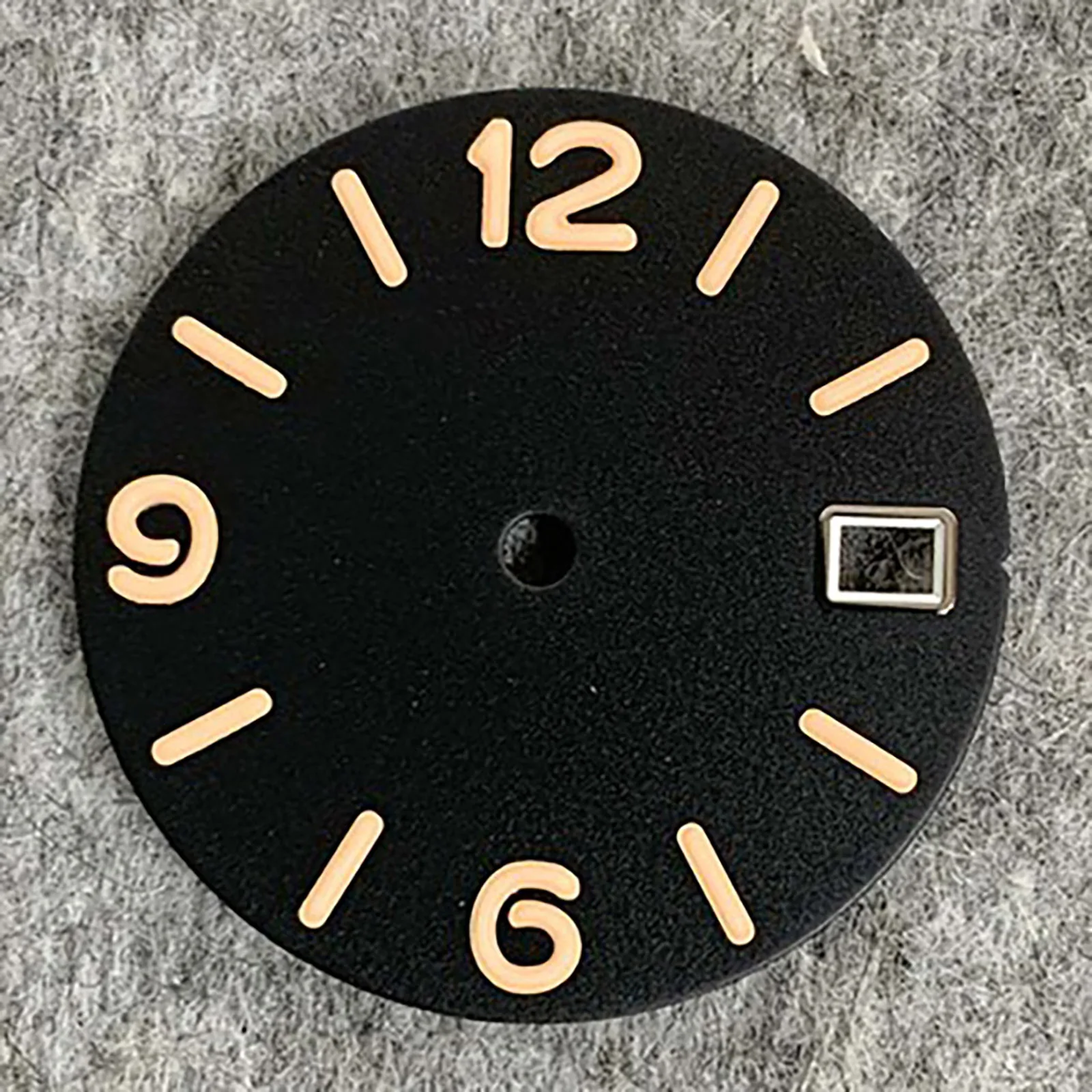 Green Luminous 28.5mm Watch Dial 369 Nails Frosted Dial Watch Accessories for NH35 NH36/4R/7S Movement