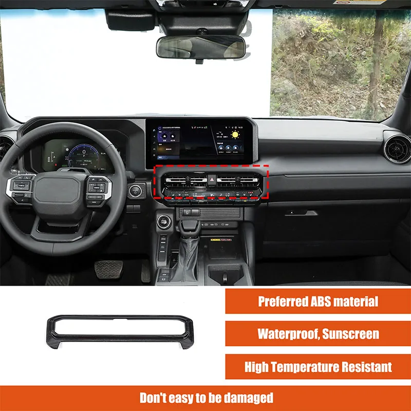 Для 2024+ Toyota Land Cruiser Prado рамка центрального управления внутренняя модификация ABS