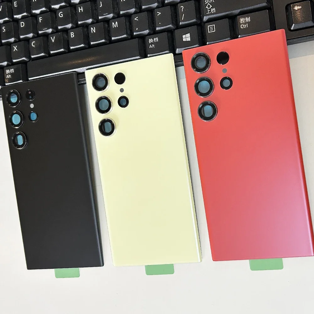 Заднее стекло Сменный Чехол Крышка корпуса для Samsung Galaxy S23 Ultra 5G SM-S918B SM-S918B/DS задний