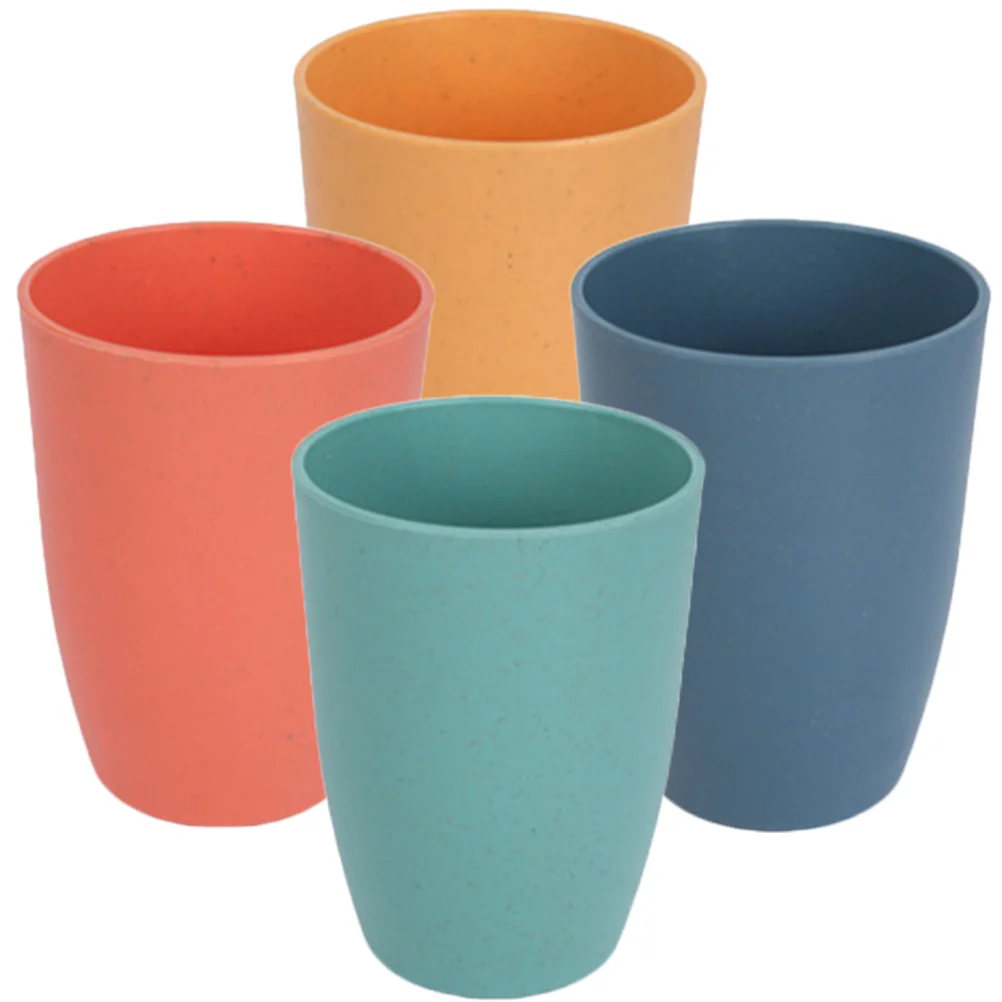 

4 Pcs Mouthwash Cup Dormitory Cups Bathroom Plastic Drinks Household