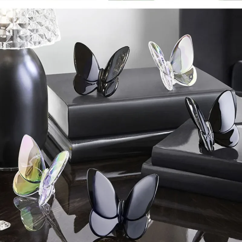 Статуэтки мини-бабочки роскошные поделки украшения для гостиной дома книжной