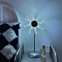 usb acrylic atmosphere light reading light creative sunflower decorative table lamp bedroom windmill plug in bedside night light