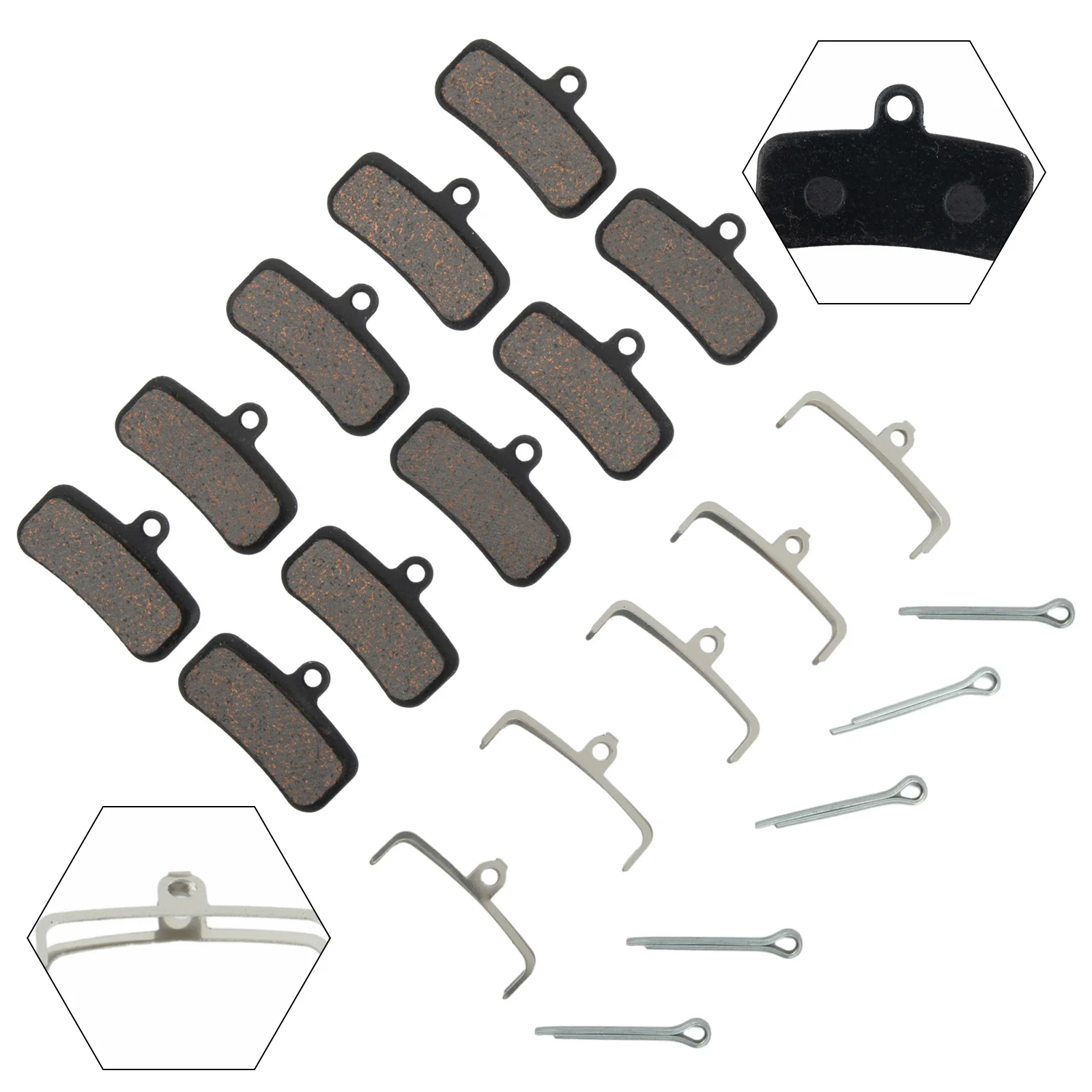 5 пар велосипедных тормозных колодок для D03S D02S Saint BR-M810 TK с низким диском Multi M Etallic